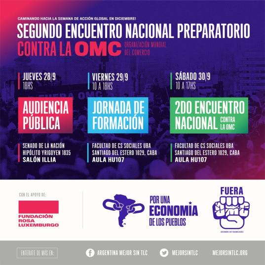 Audiencia Pública «La llegada de la OMC y su impacto en la economía argentina»