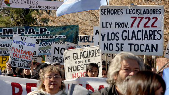 Nos oponemos a la modificación de la Ley Provincial 7722 de Mendoza